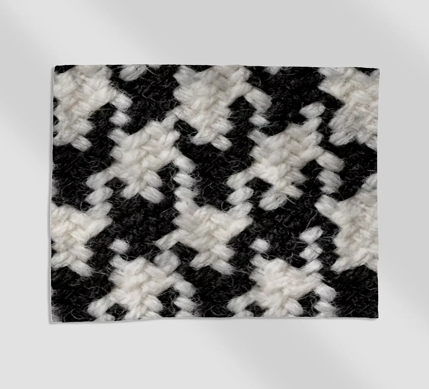 Houndstooth Pattern beach towel by Curious Collections by Marielle Leenders