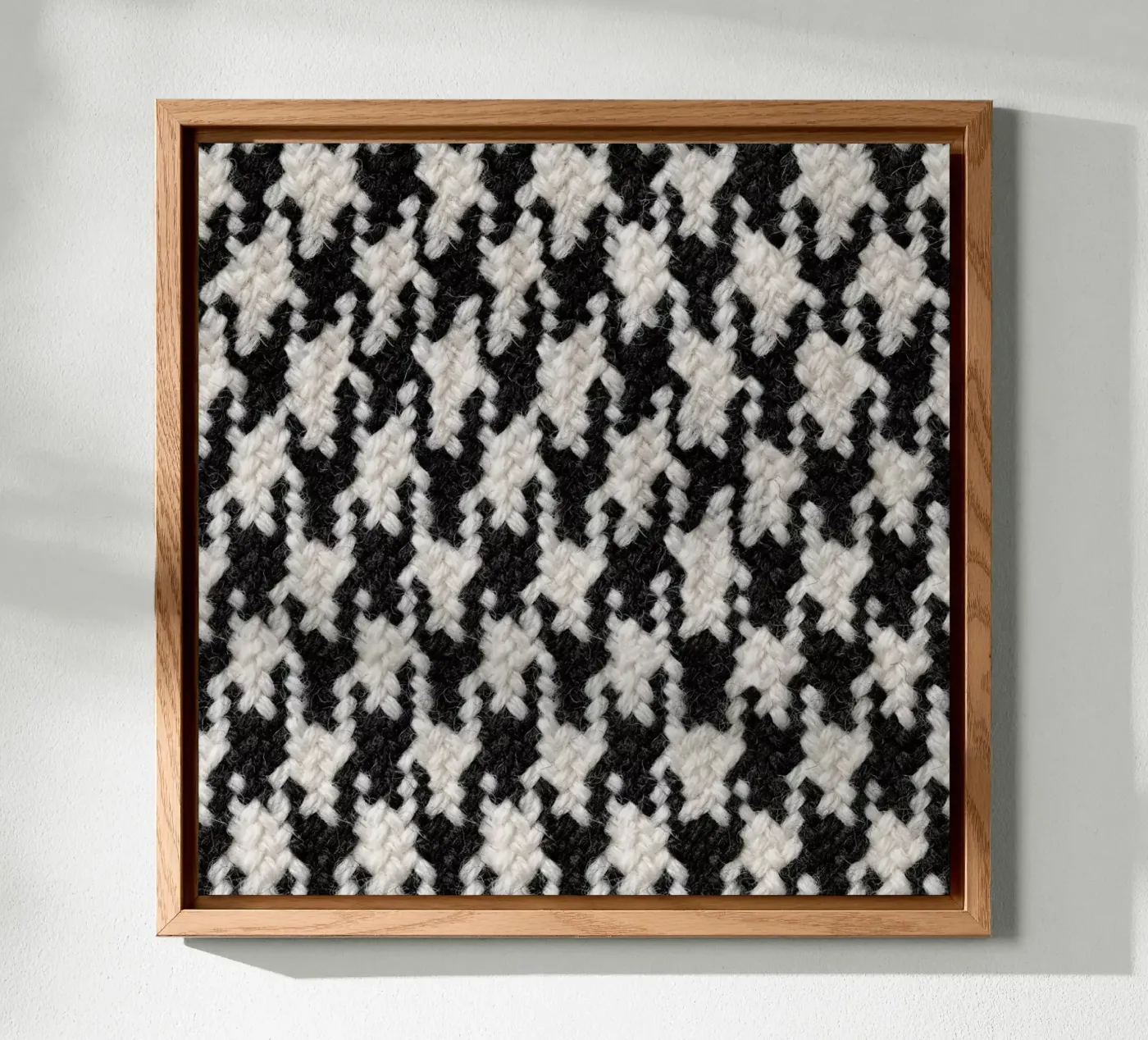 Houndstooth Pattern forex plate by Curious Collections by Marielle Leenders