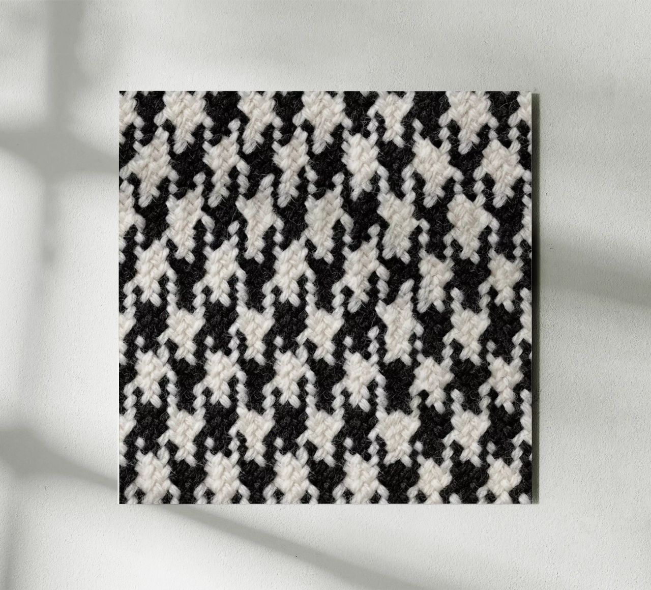 Houndstooth Pattern alluminio dibond da Curious Collections by Marielle Leenders