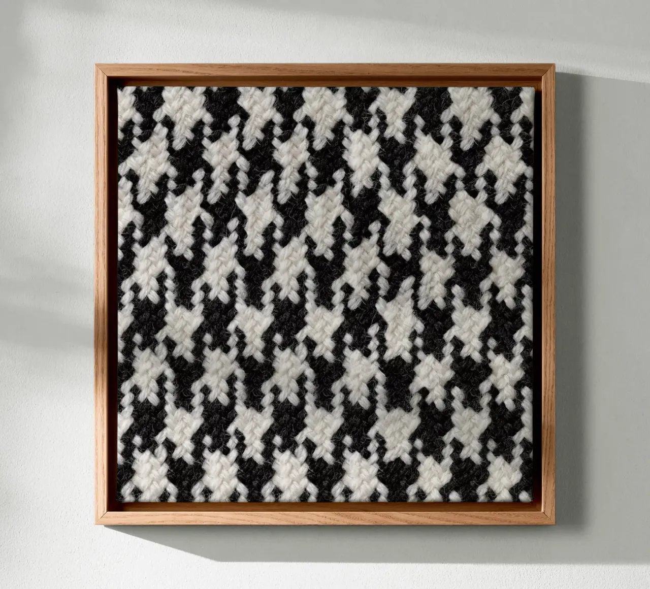 Houndstooth Pattern canvas van Curious Collections by Marielle Leenders