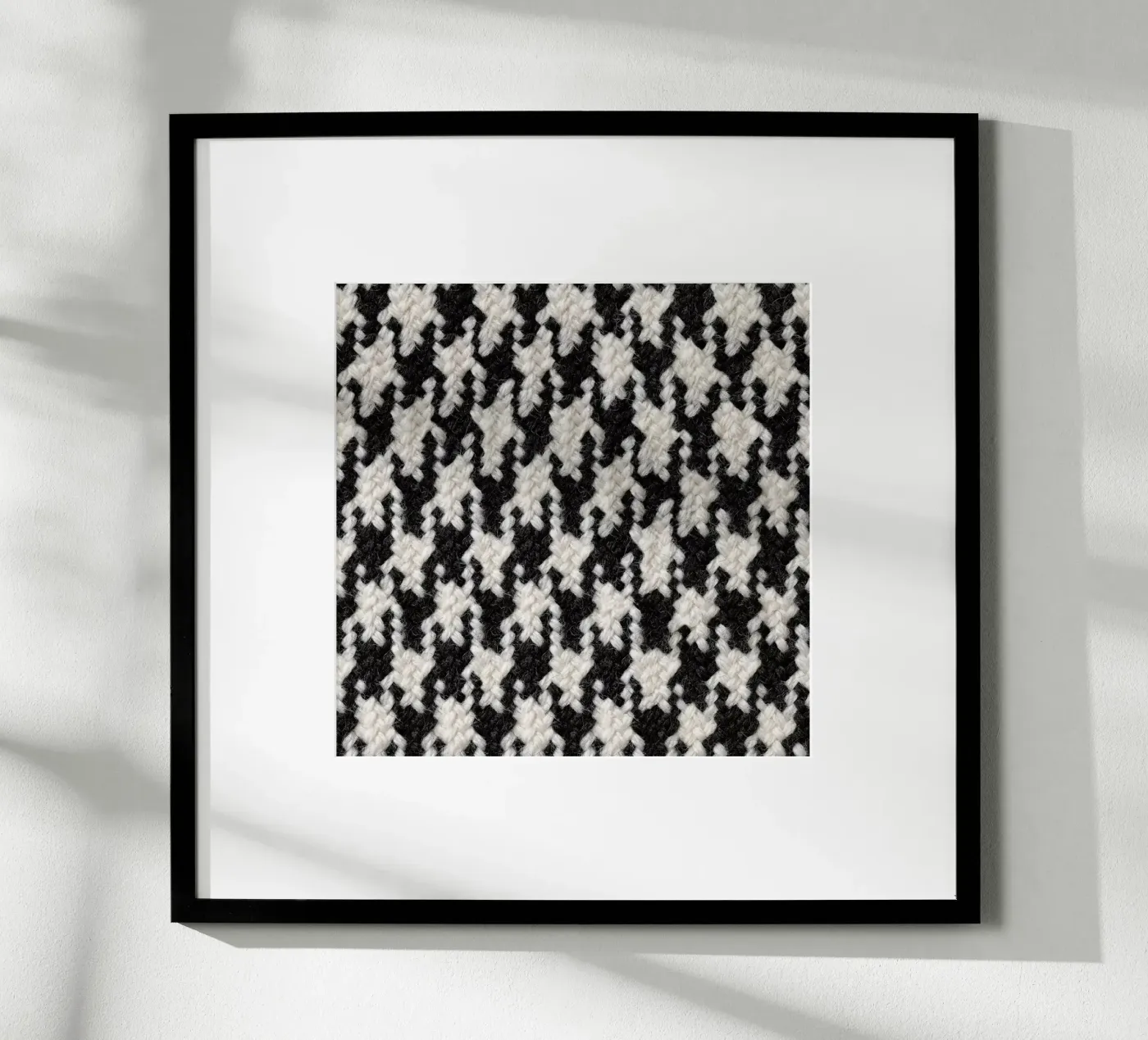 Houndstooth Pattern poster van Curious Collections by Marielle Leenders