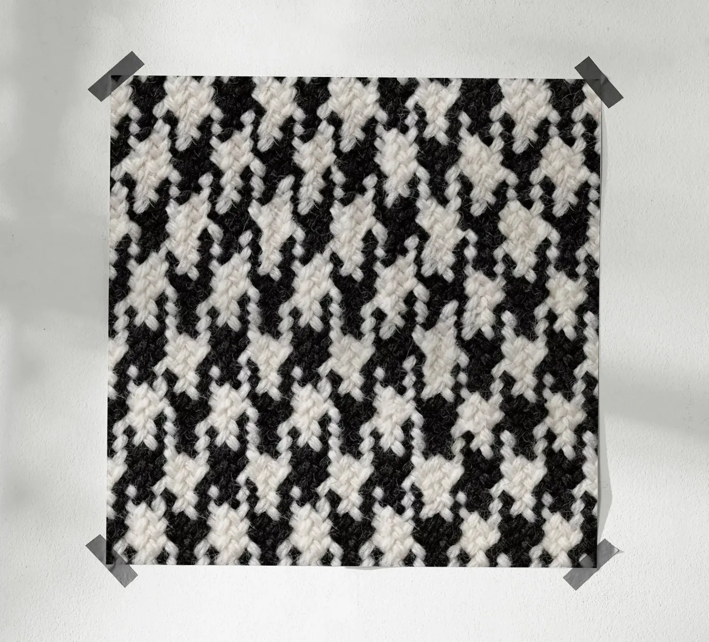 Houndstooth Pattern Poster von Curious Collections by Marielle Leenders
