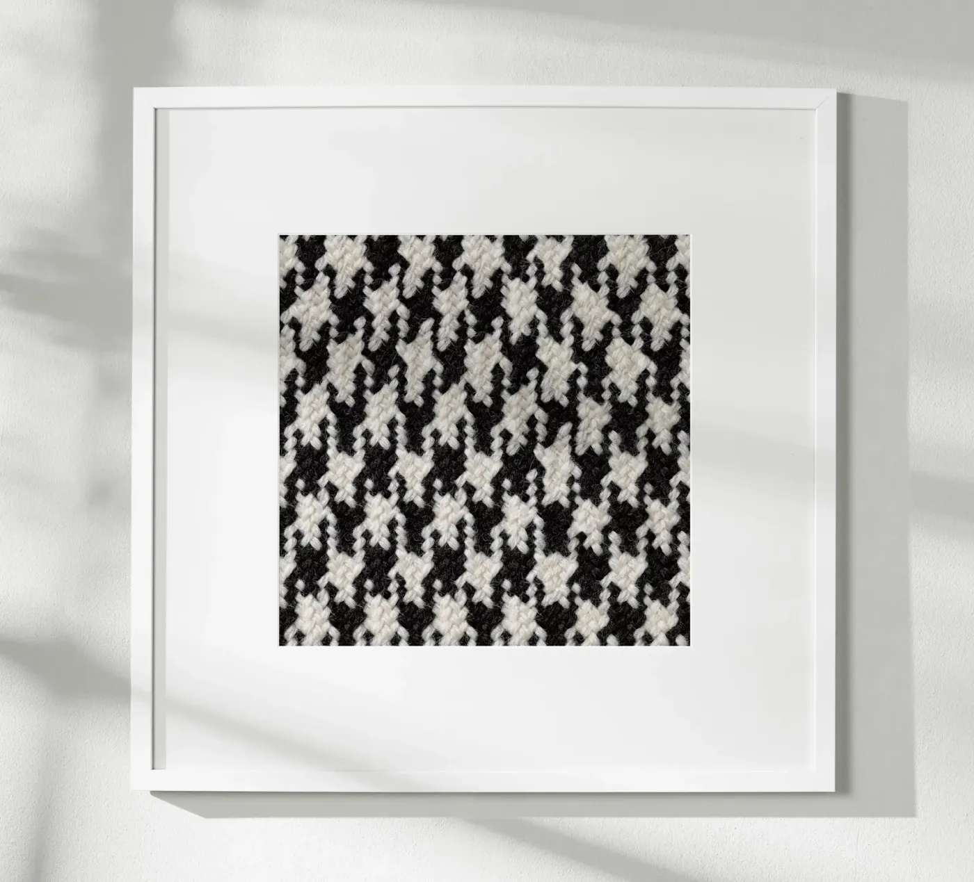 Houndstooth Pattern poster van Curious Collections by Marielle Leenders