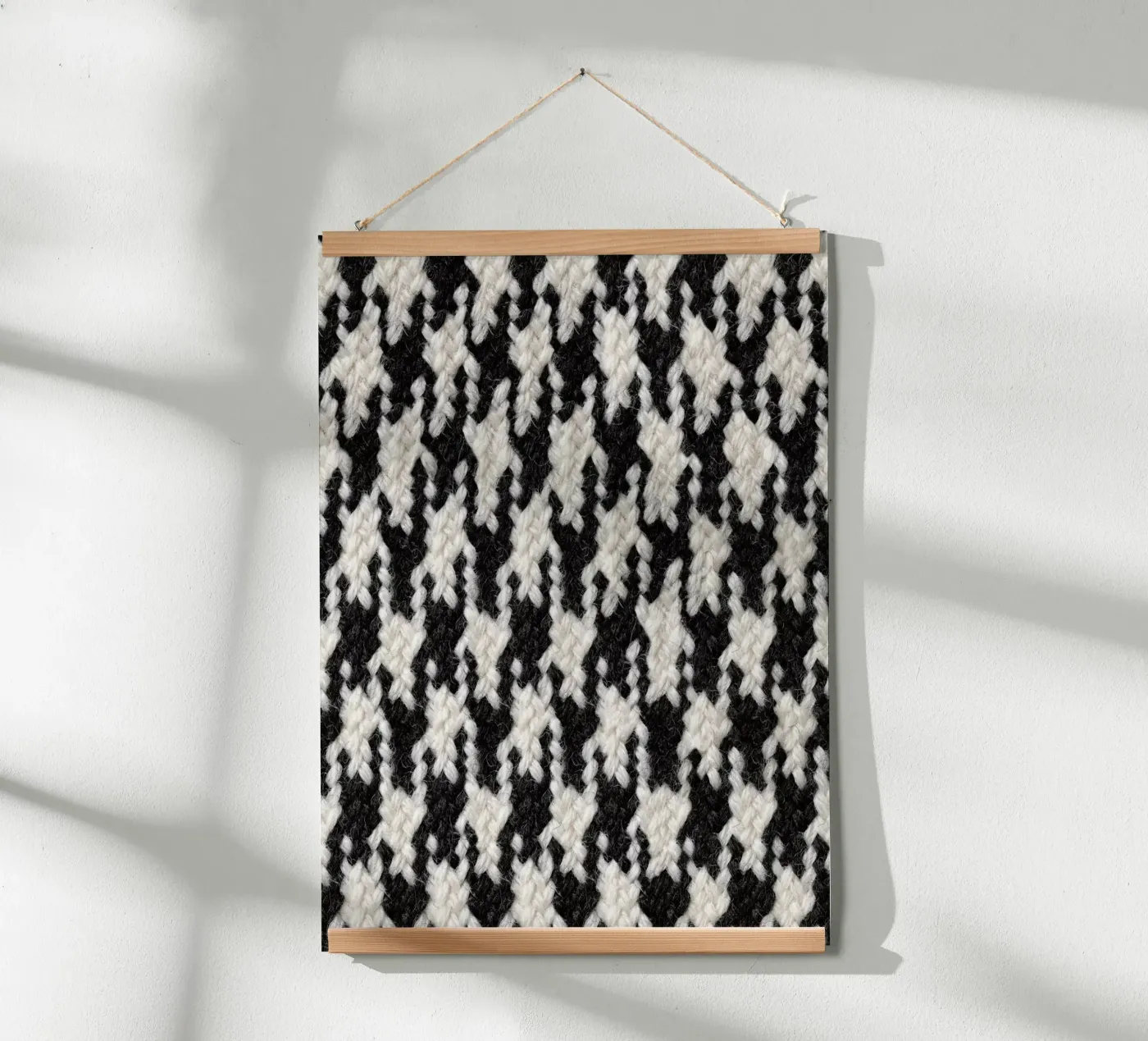 Houndstooth Pattern poster van Curious Collections by Marielle Leenders