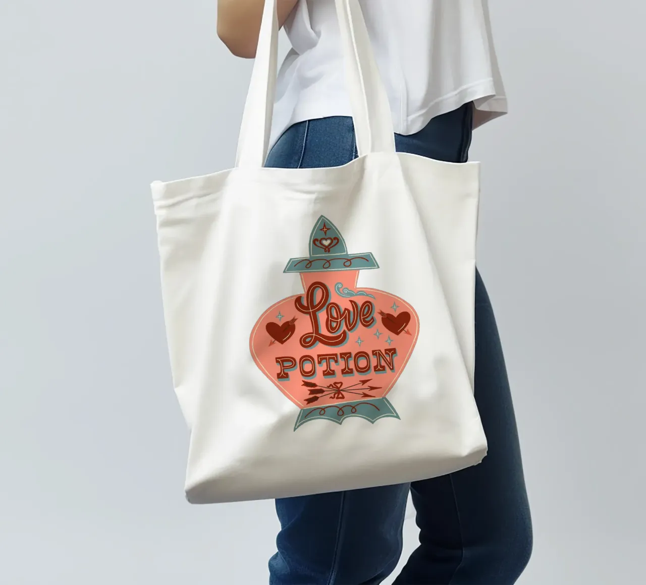 Hochzeit Liebeszitate Zaubertrank Fantasy-Fan borsa in juta da incomeforcreatives
