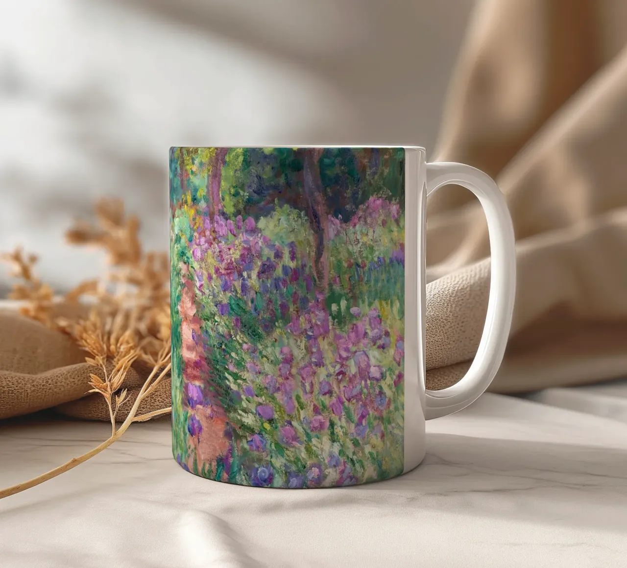 Monet - The Artist's Garden in Giverny tazza in ceramica da apoloprints