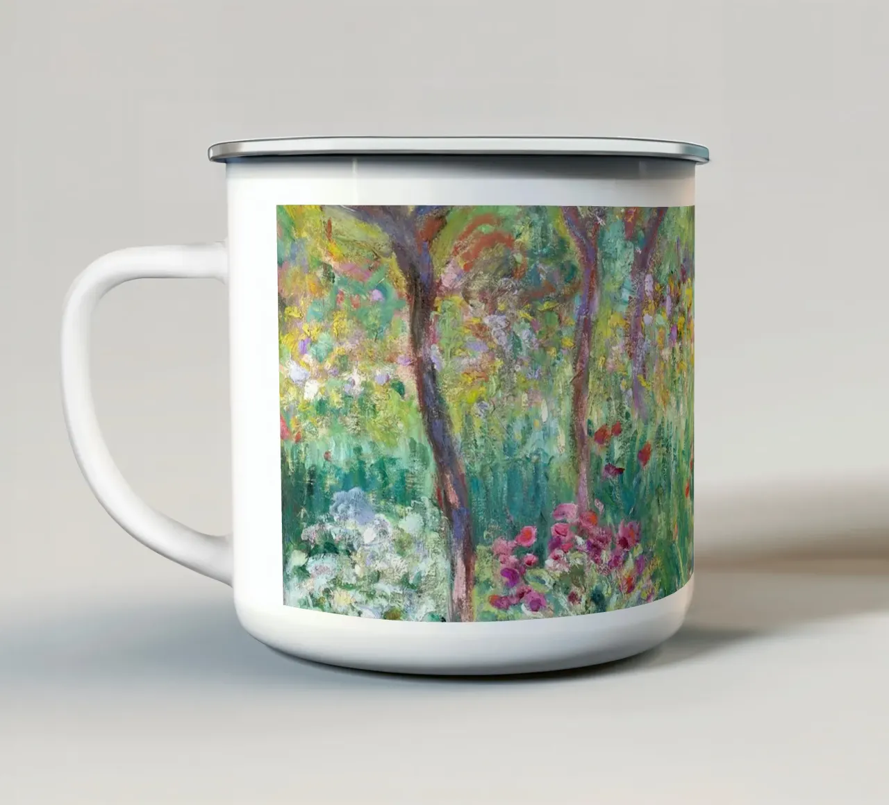Monet - The Artist's Garden in Giverny tazza in smalto da apoloprints