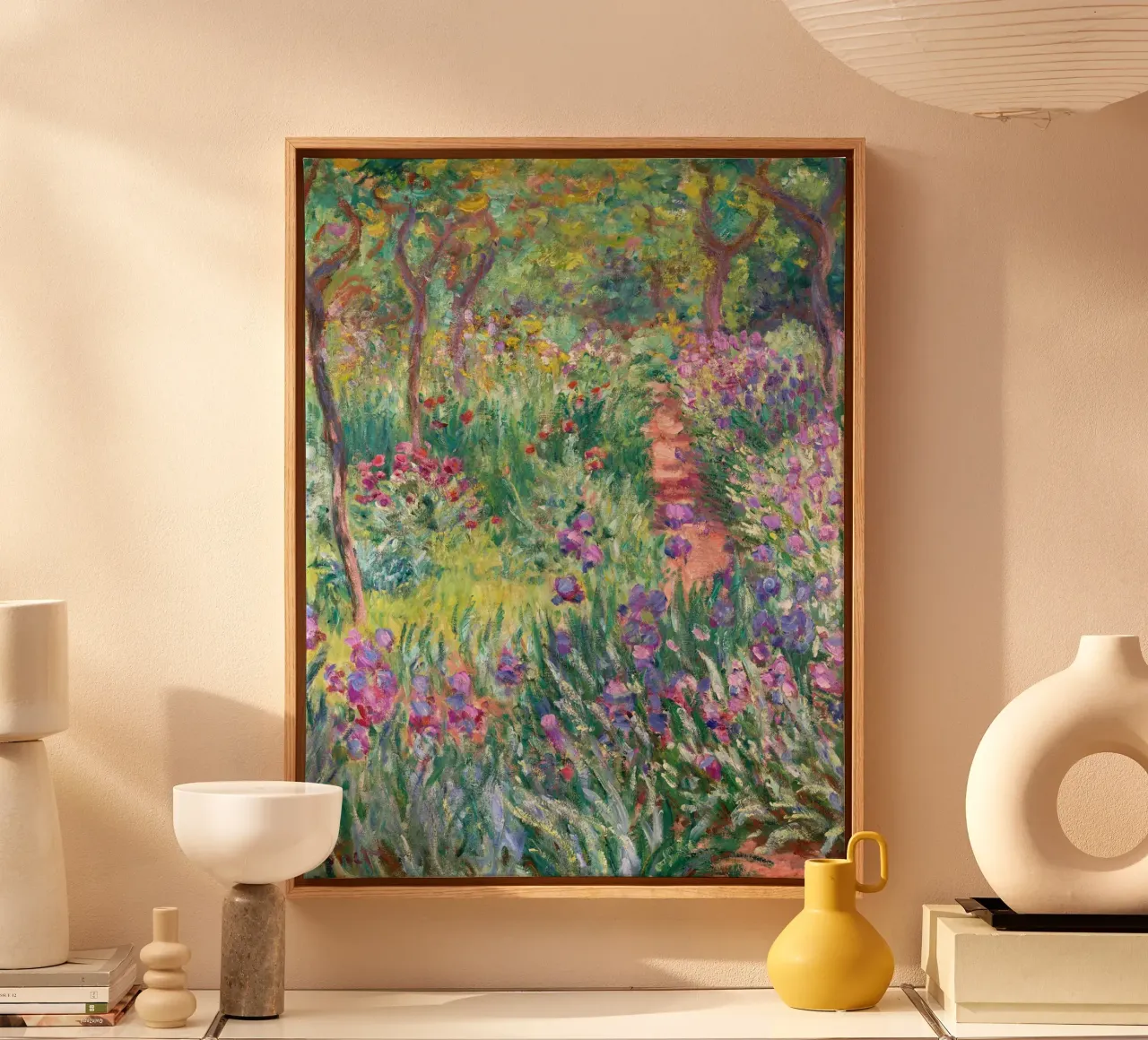 Monet - The Artist's Garden in Giverny toile de apoloprints