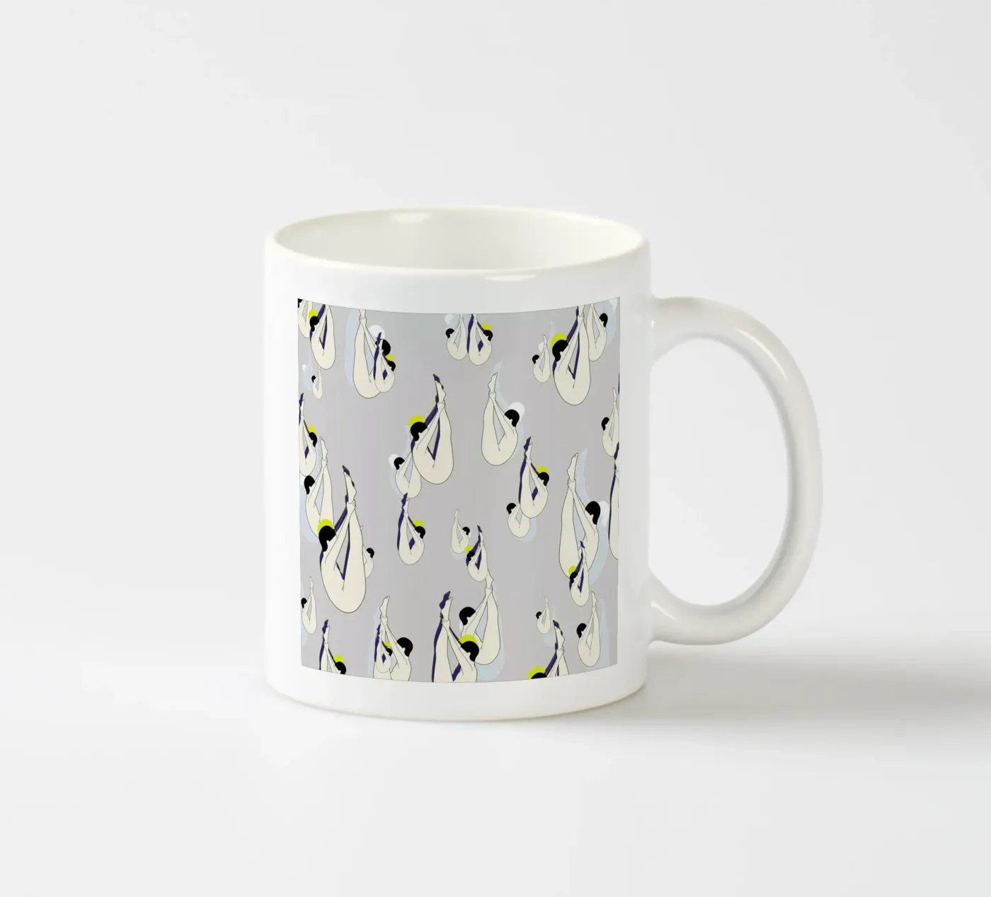 Drop ceramic mug by Ruei