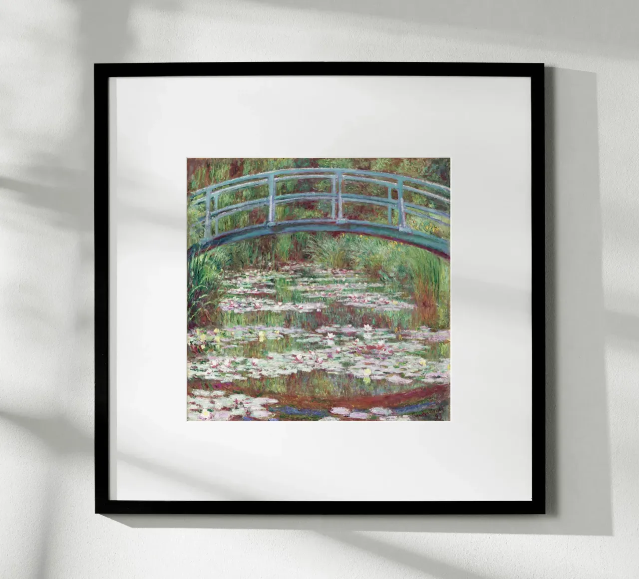 Monet - The Japanese Footbridge carta hahnemühle da apoloprints
