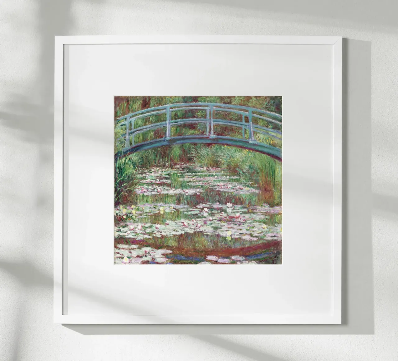 Monet - The Japanese Footbridge carta hahnemühle da apoloprints