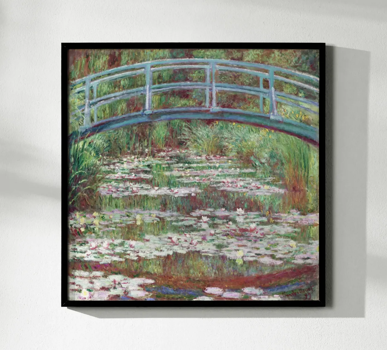 Monet - The Japanese Footbridge carta hahnemühle da apoloprints
