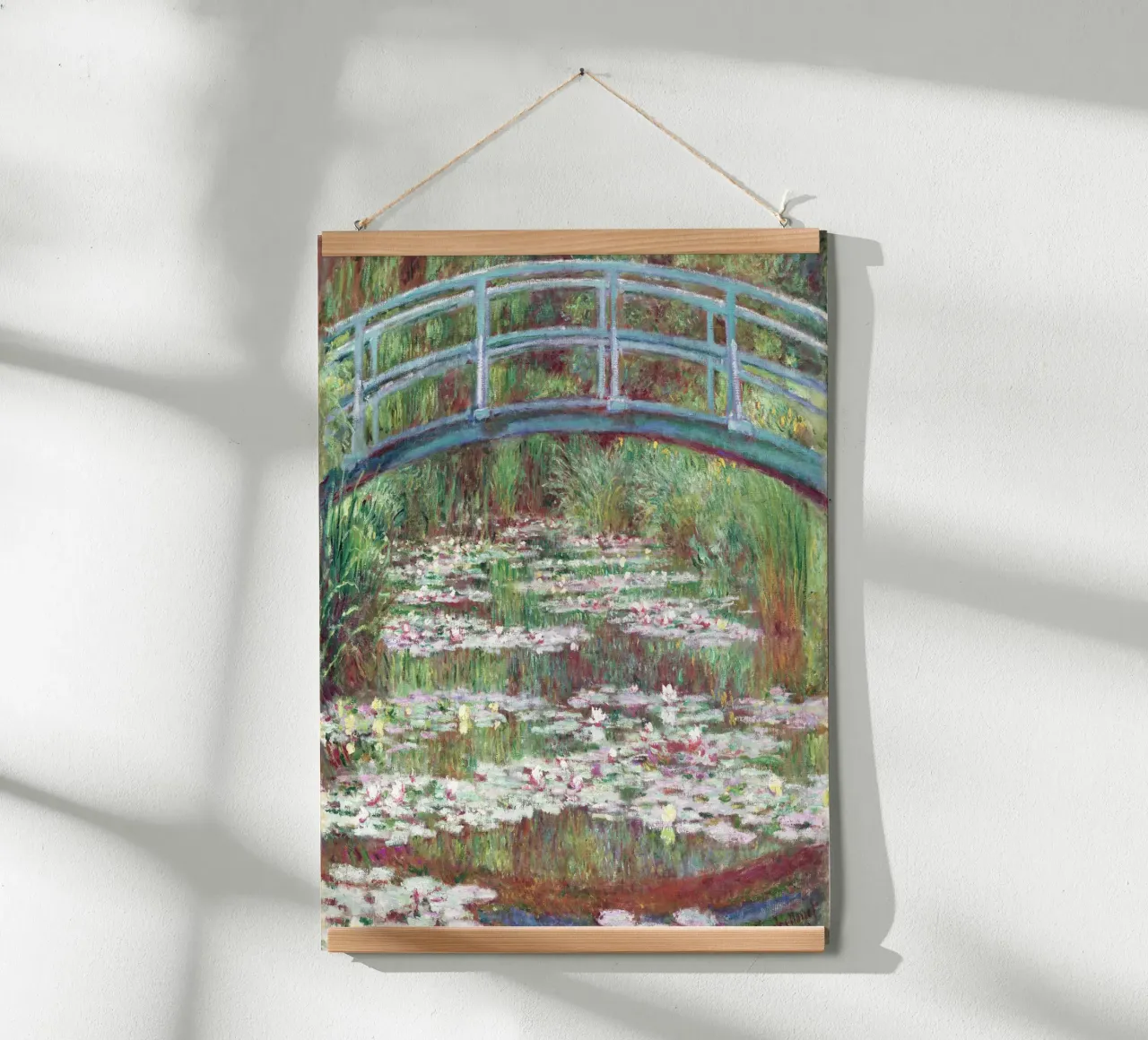 Monet - The Japanese Footbridge carta hahnemühle da apoloprints