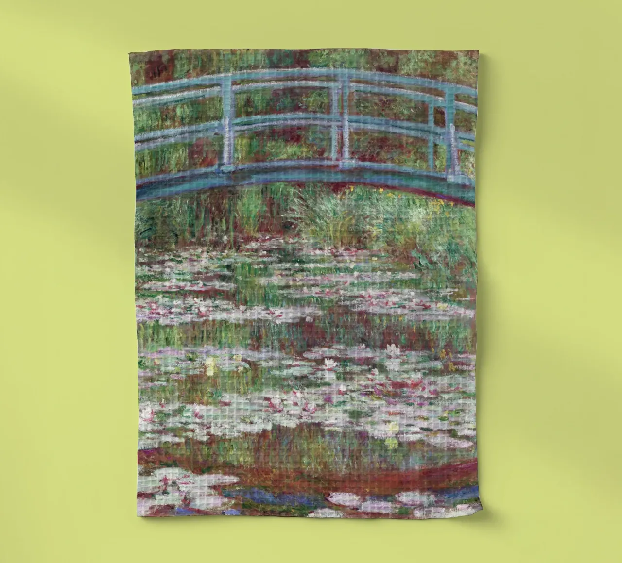 Monet - The Japanese Footbridge canovaccio da cucina da apoloprints
