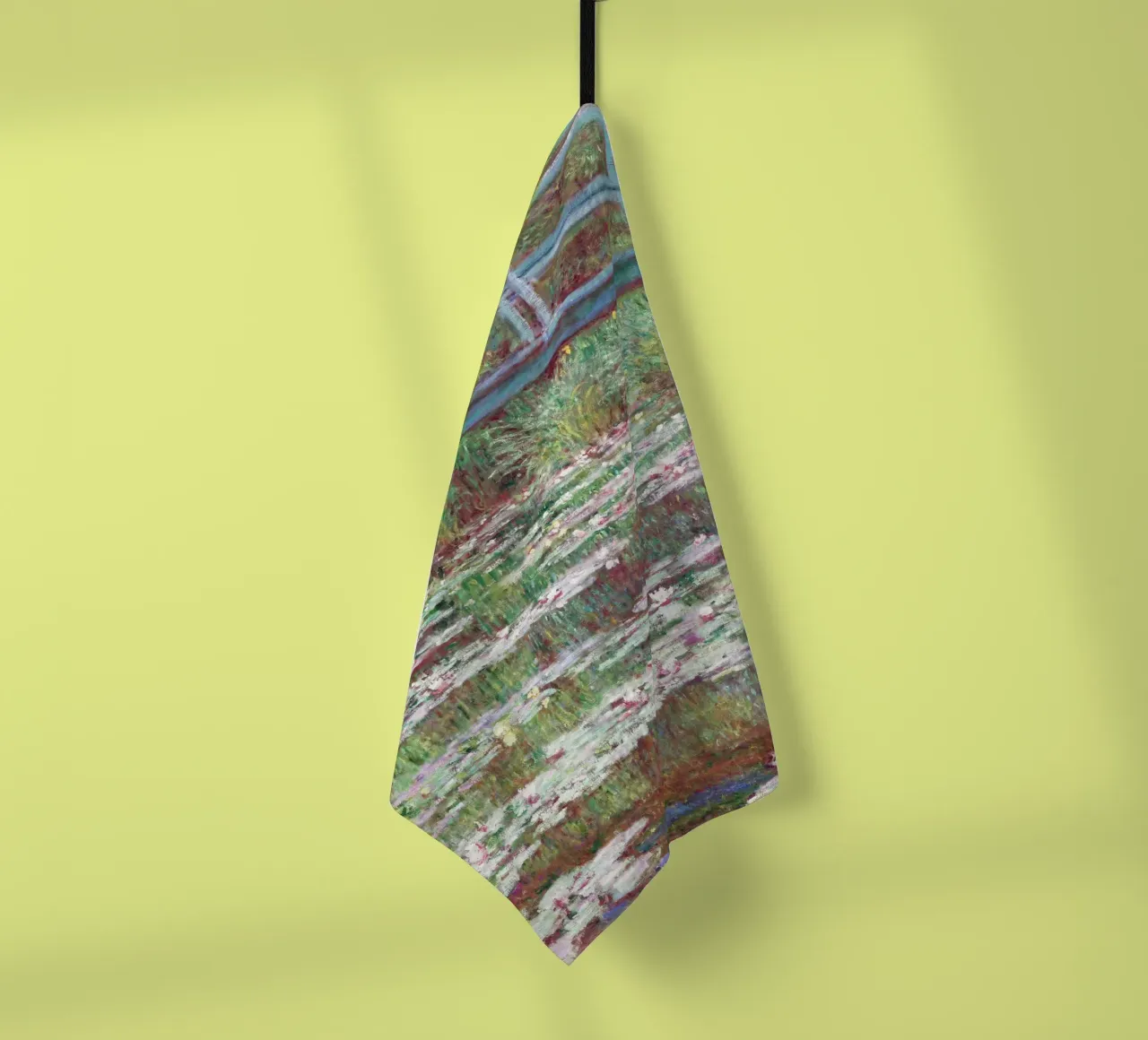 Monet - The Japanese Footbridge canovaccio da cucina da apoloprints