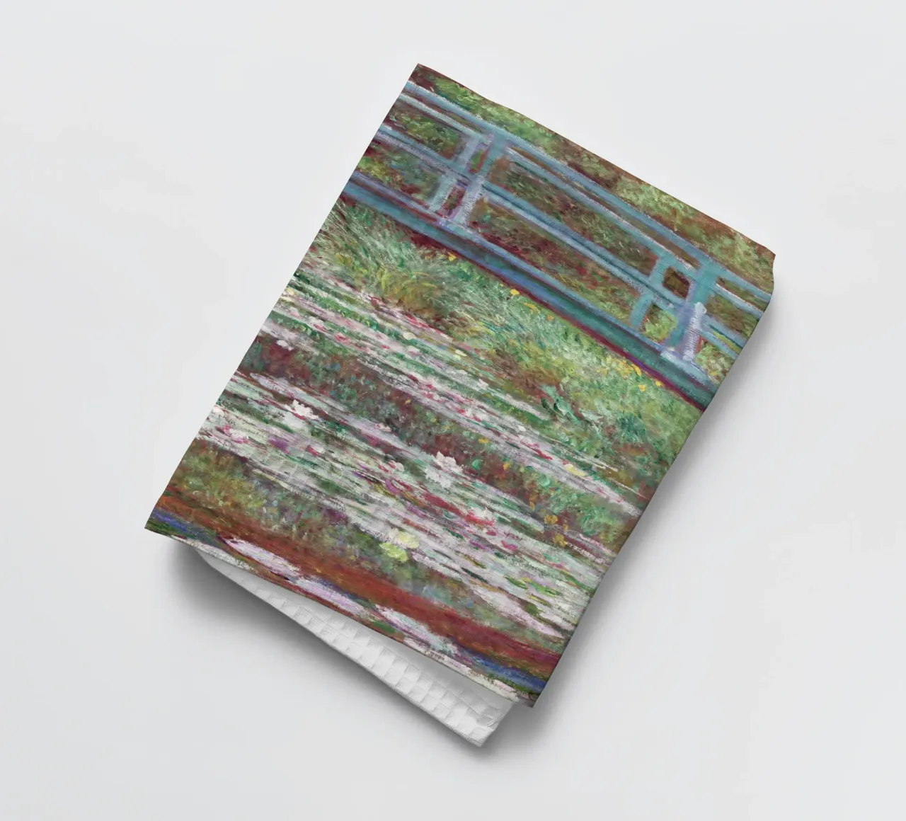 Monet - The Japanese Footbridge canovaccio da cucina da apoloprints
