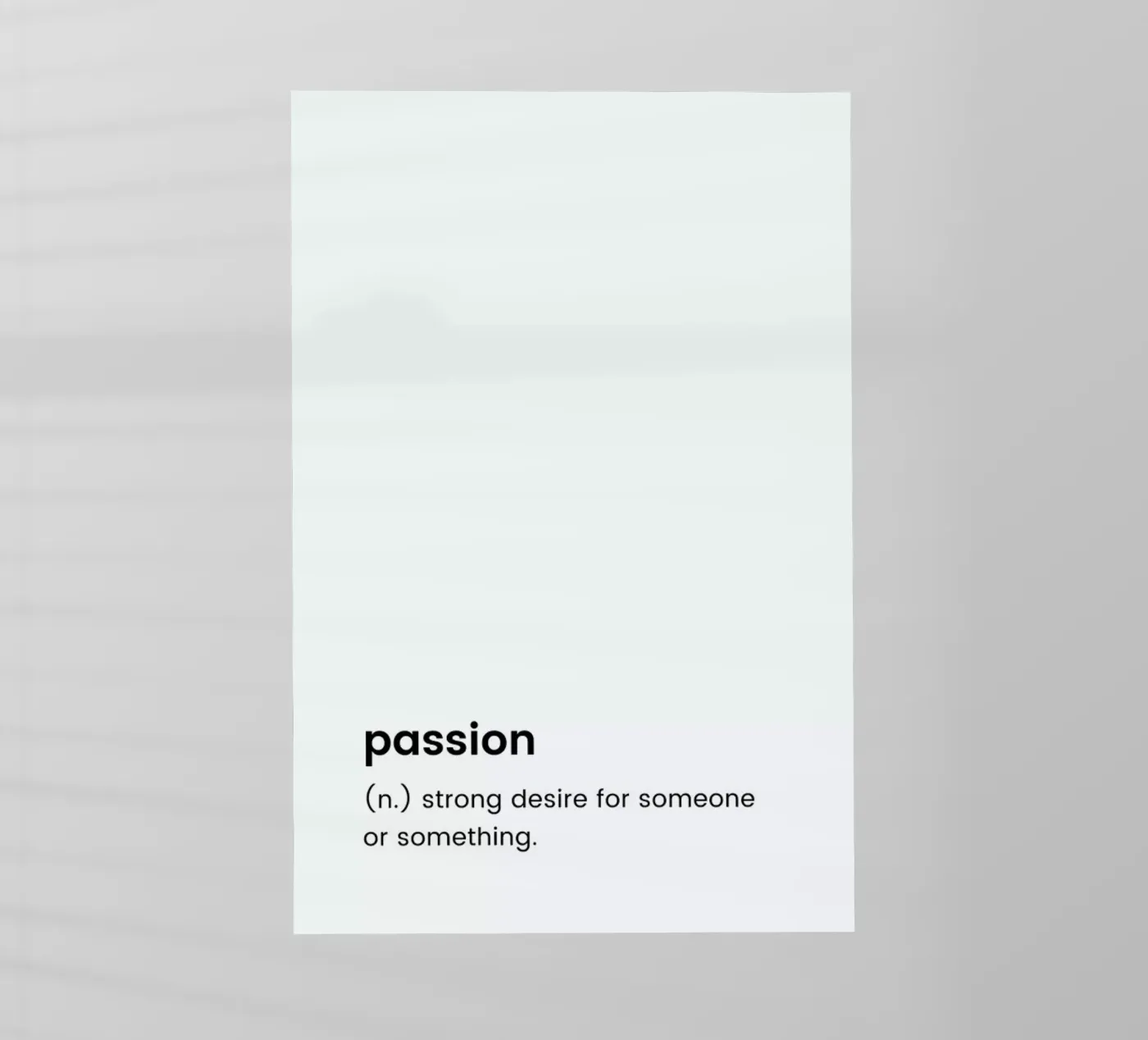 Passion pellicola backlit da Studio One