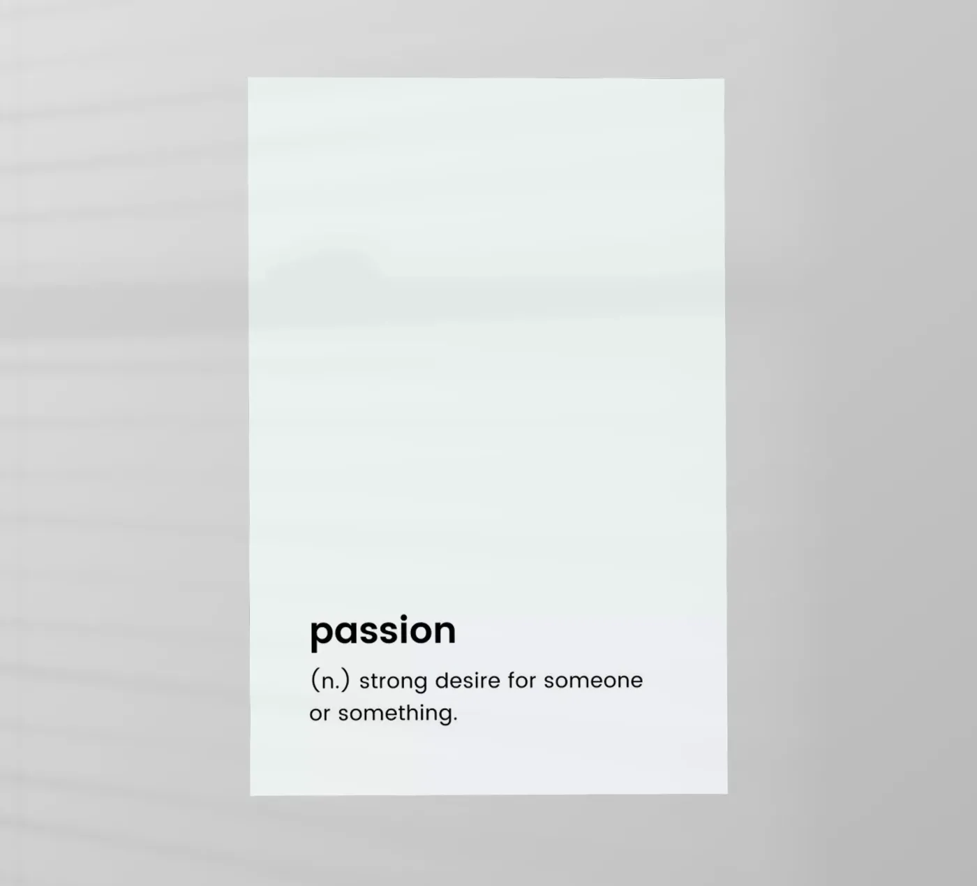 Passion pellicola backlit da Studio One