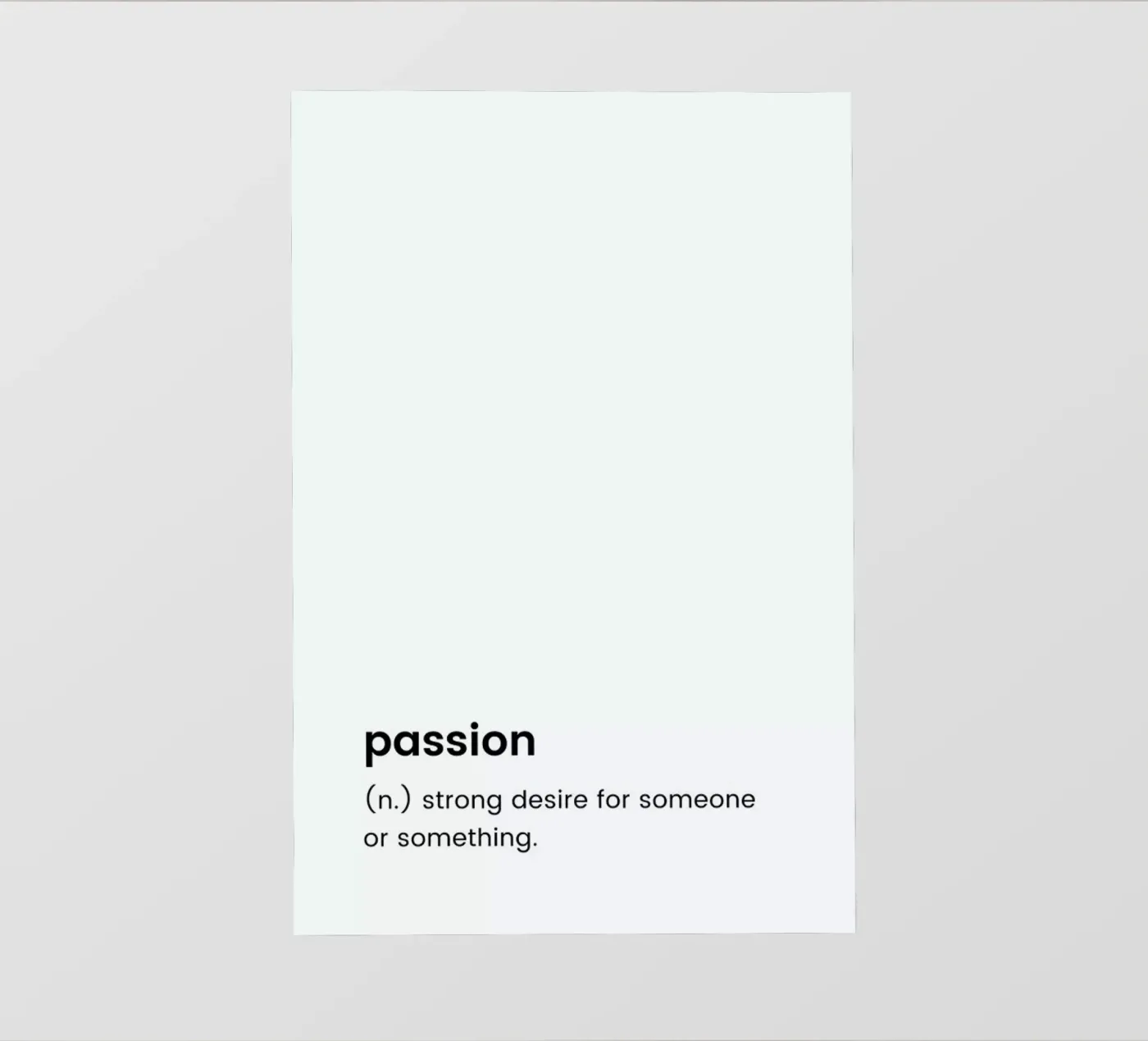 Passion pellicola backlit da Studio One