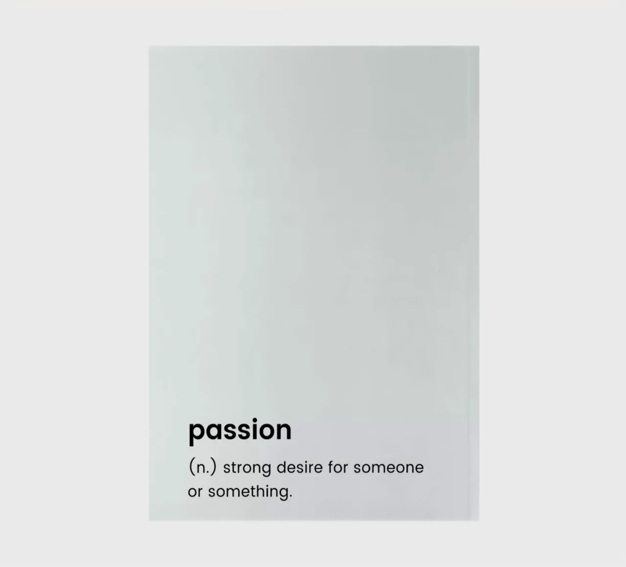 Passion notebook by Studio One