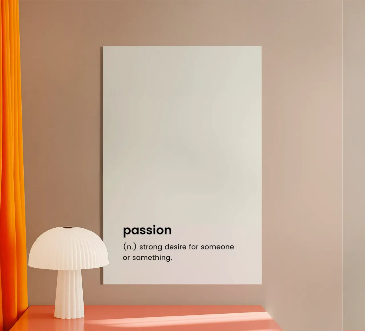 Passion acrylic glass by Studio One