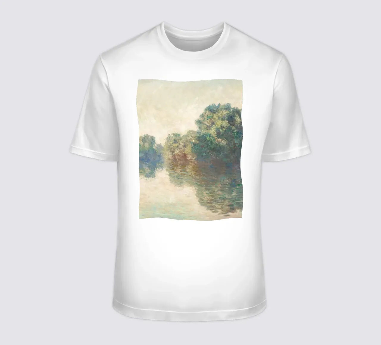 Monet - The Seine at Giverny T-Shirt von apoloprints