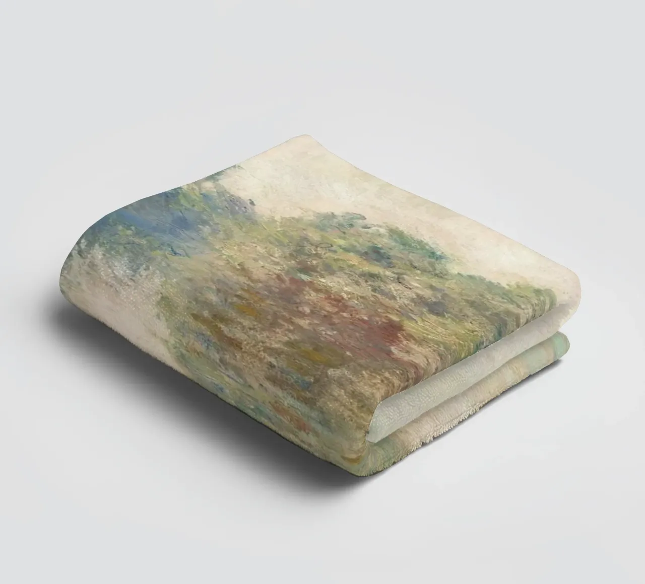 Monet - The Seine at Giverny towel by apoloprints