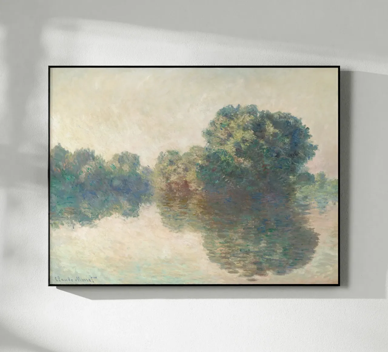 Monet - The Seine at Giverny plexiglass da apoloprints