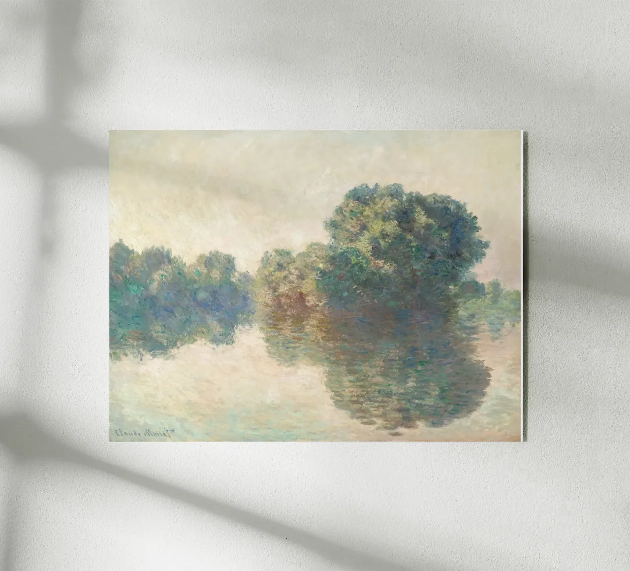 Monet - The Seine at Giverny plexiglass da apoloprints