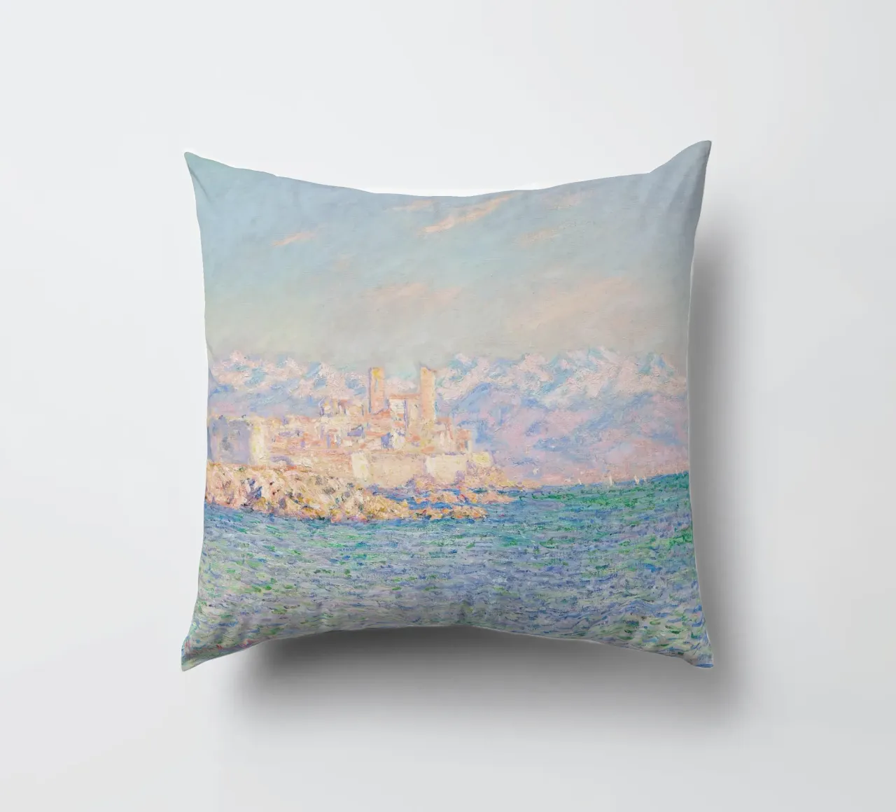 Monet - Antibes (afternoon effects) cuscino da apoloprints