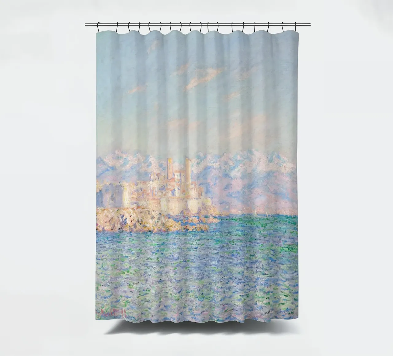 Monet - Antibes (afternoon effects) tenda da doccia da apoloprints