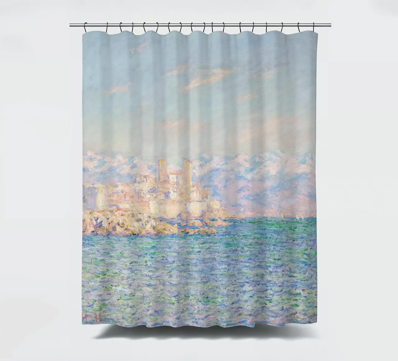 Monet - Antibes (afternoon effects) tenda da doccia da apoloprints