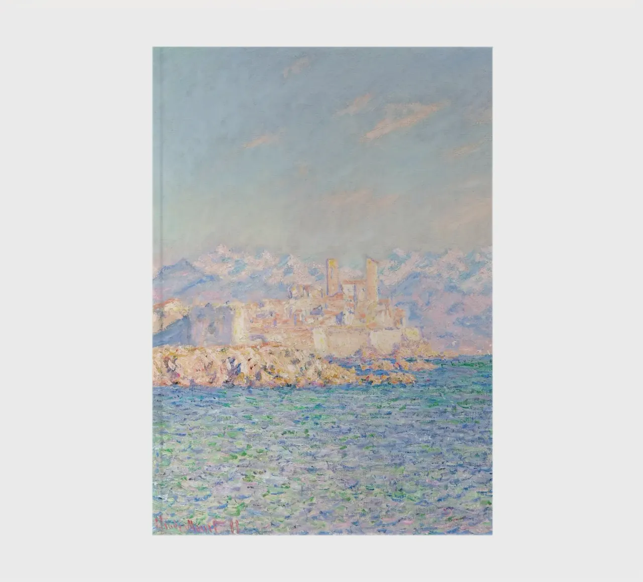 Monet - Antibes (afternoon effects) notebook by apoloprints