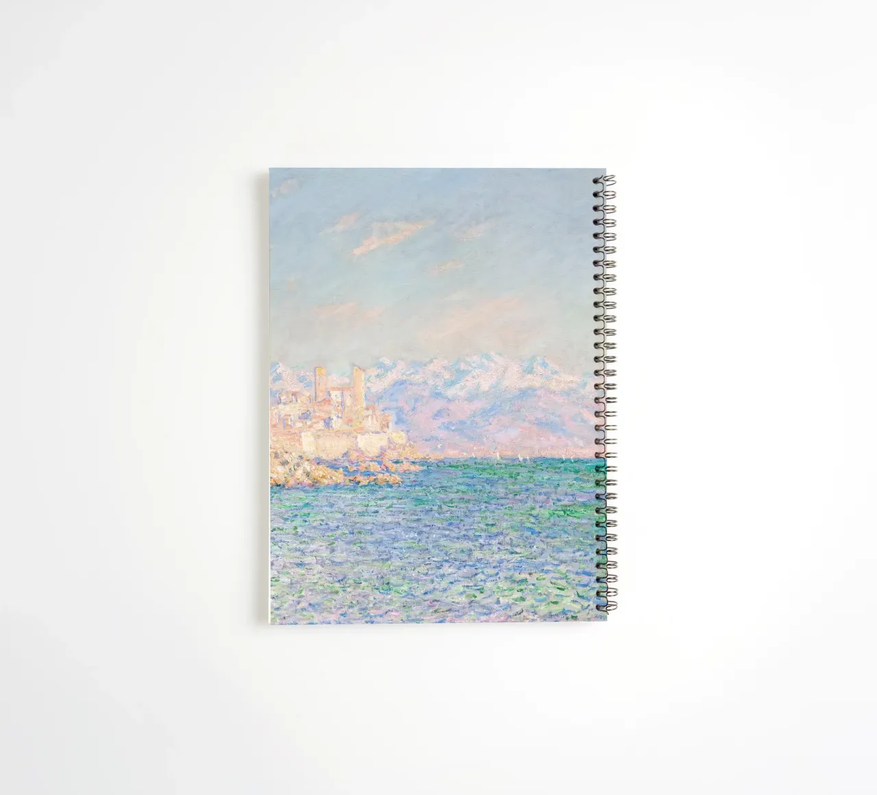 Monet - Antibes (afternoon effects) spiral notebook by apoloprints