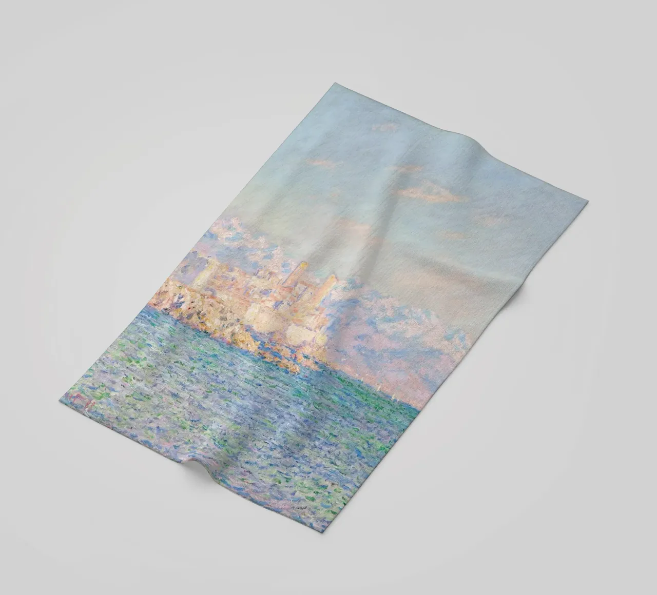 Monet - Antibes (afternoon effects) telo mare da apoloprints