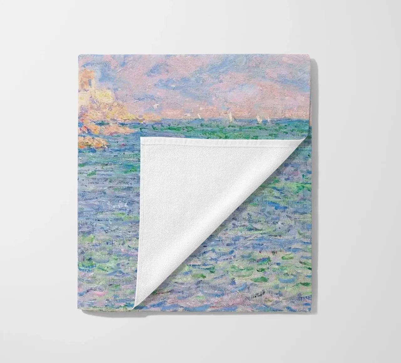 Monet - Antibes (afternoon effects) telo mare da apoloprints