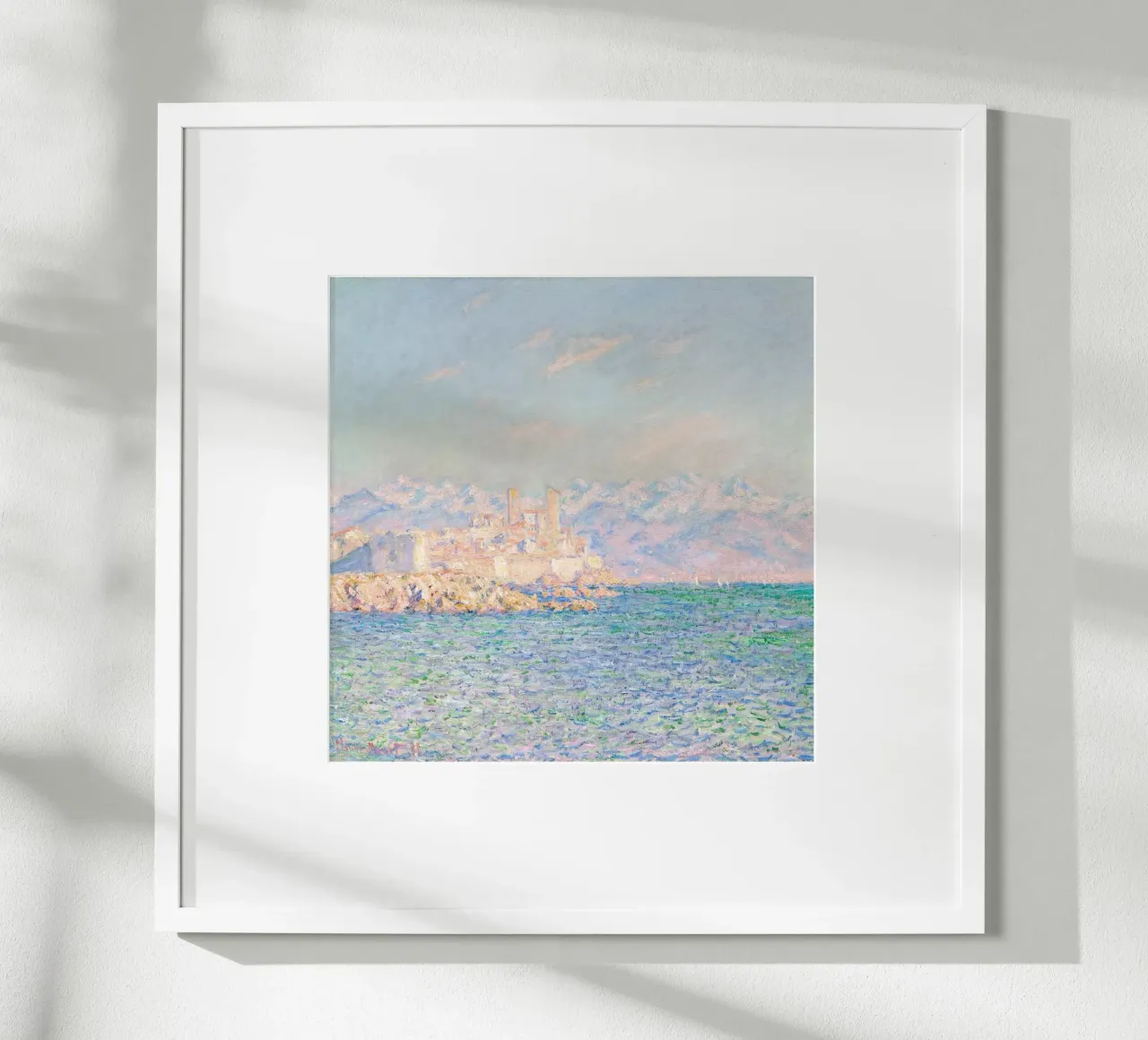 Monet - Antibes (afternoon effects) carta hahnemühle da apoloprints