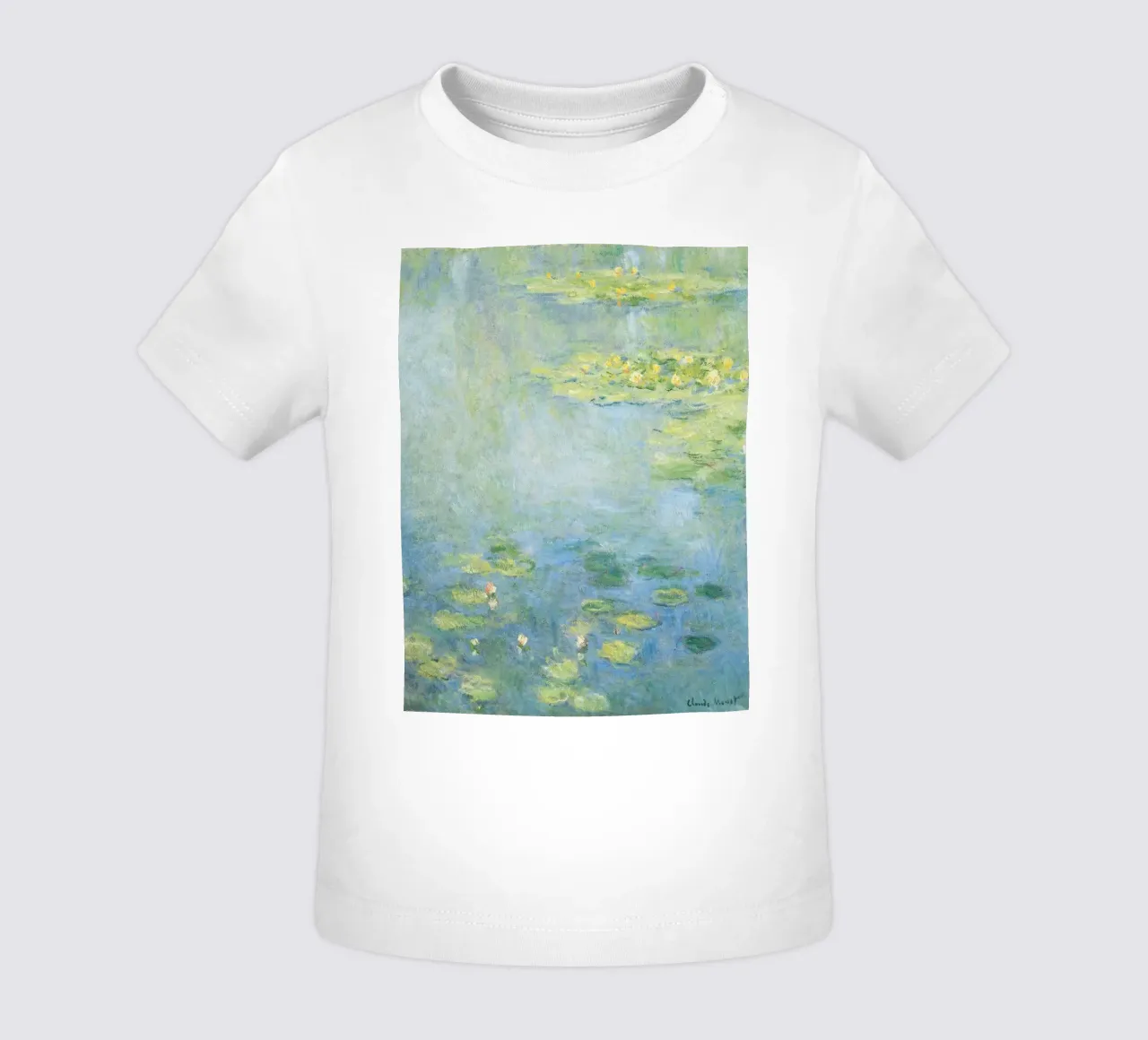 Monet - Water Lilies maglietta neonato da apoloprints