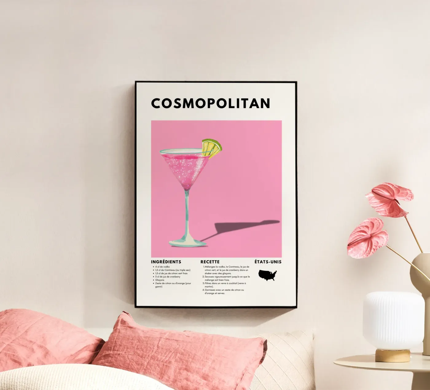 Cosmopolitan acryl van fltmfrance