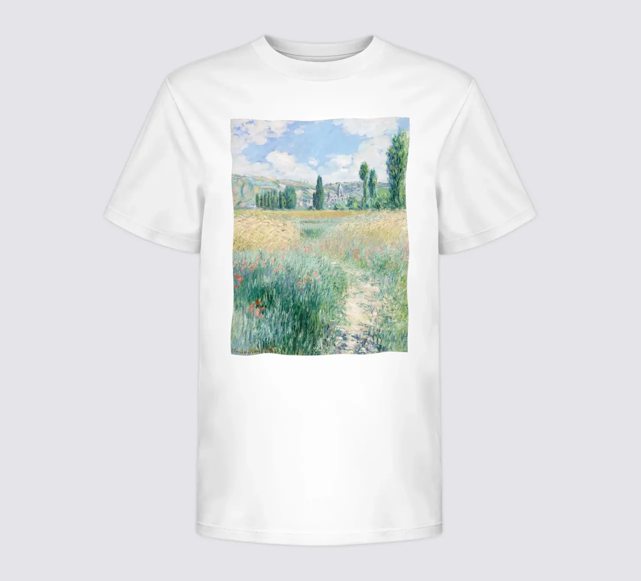 Monet - Path on the Island of Saint Martin t-shirt bambini da apoloprints