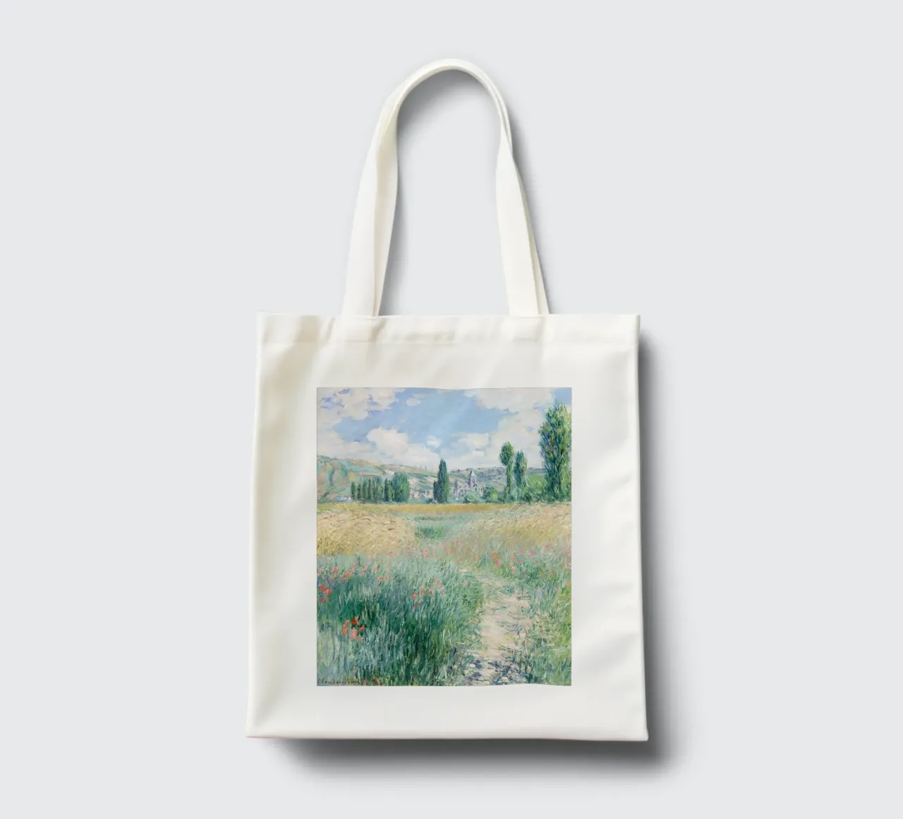 Monet - Path on the Island of Saint Martin borsa in juta da apoloprints