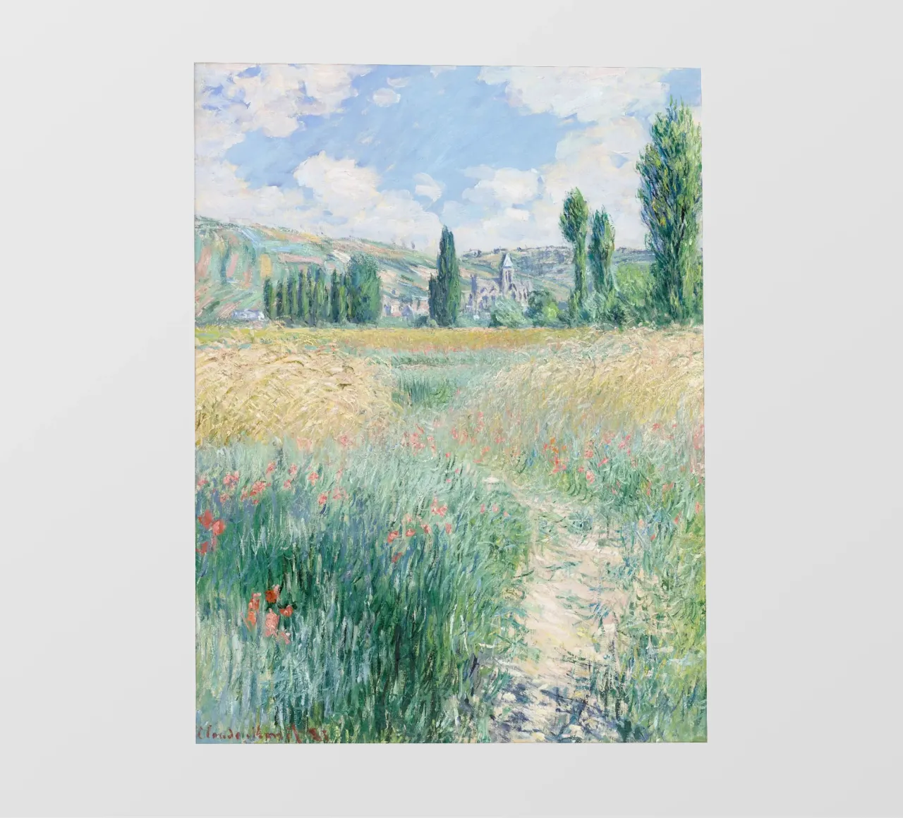 Monet - Path on the Island of Saint Martin papier peint photo de apoloprints