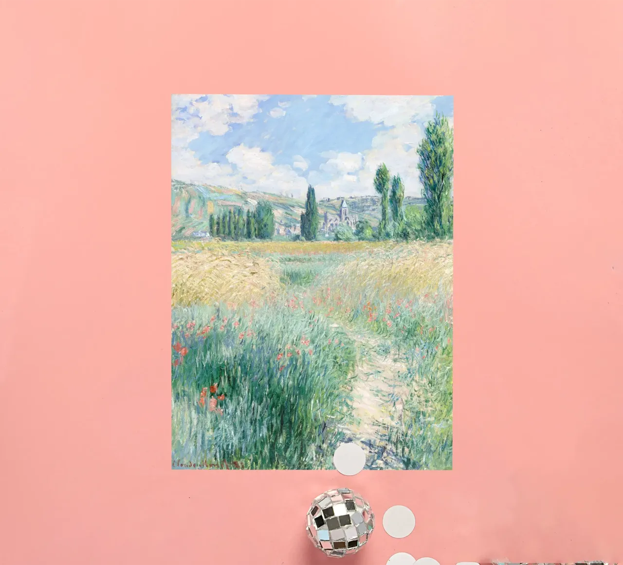 Monet - Path on the Island of Saint Martin adesivo da apoloprints