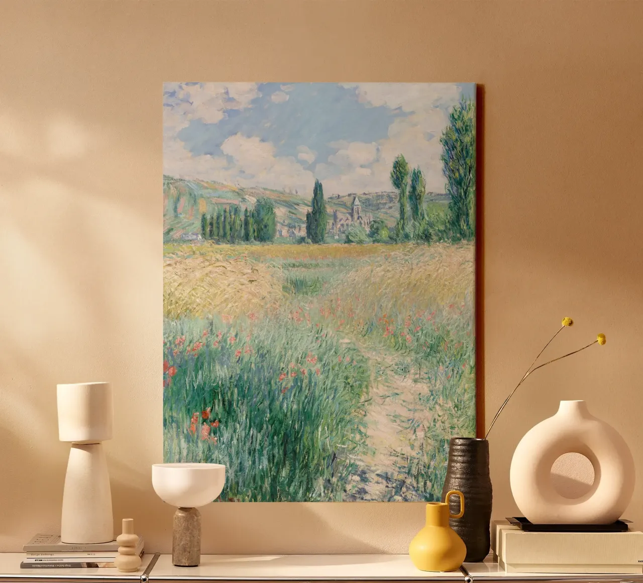 Monet - Path on the Island of Saint Martin tela da apoloprints