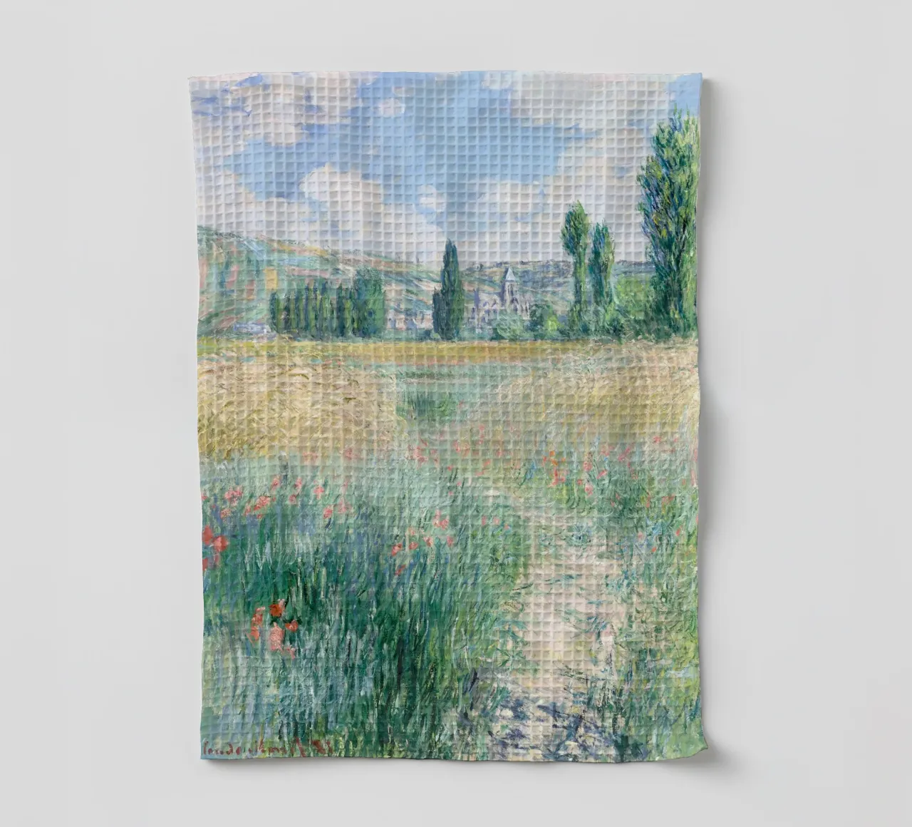 Monet - Path on the Island of Saint Martin canovaccio da cucina da apoloprints