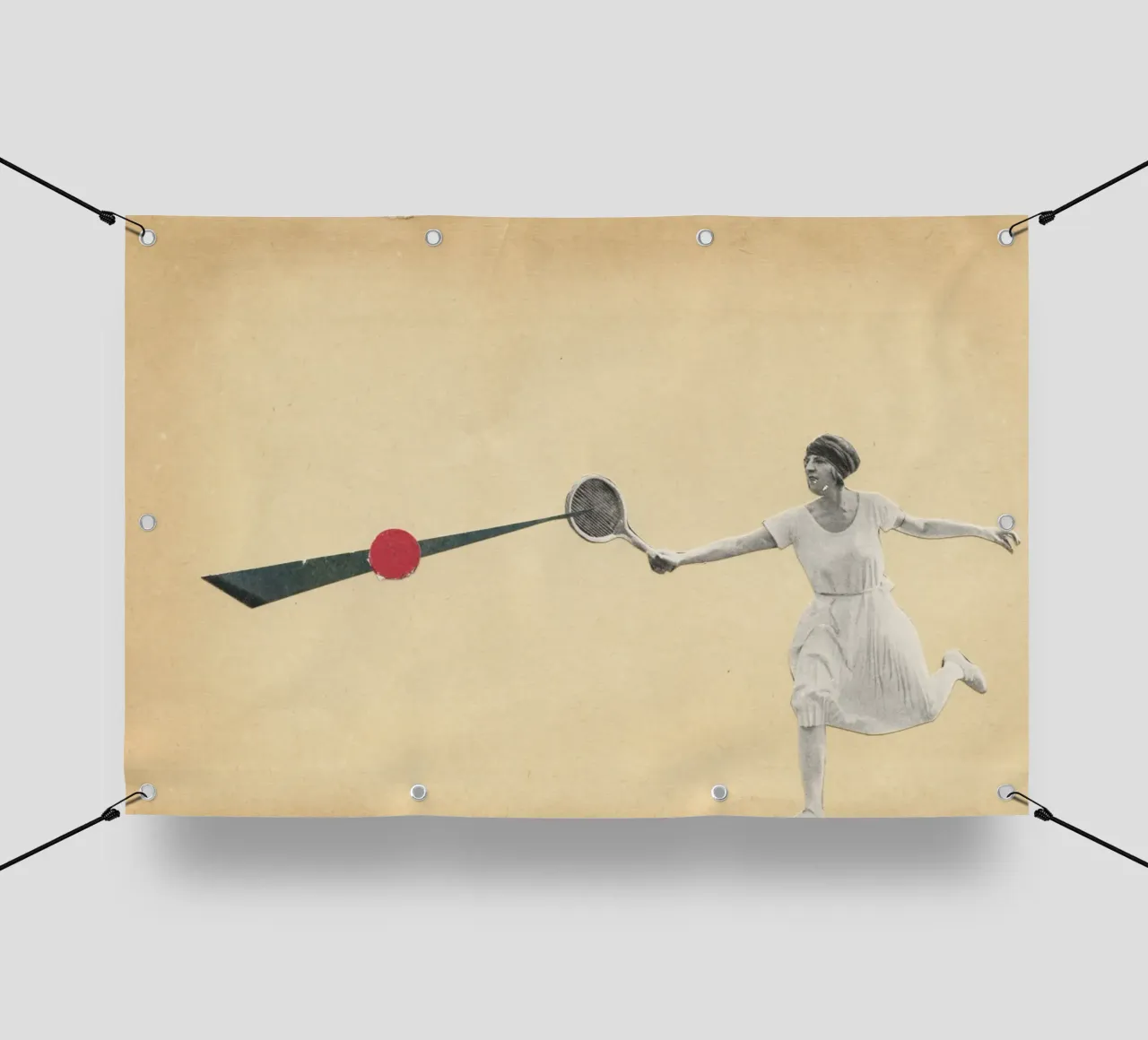 Un po' di tennis telo in pvc da Cassia Beck Collage