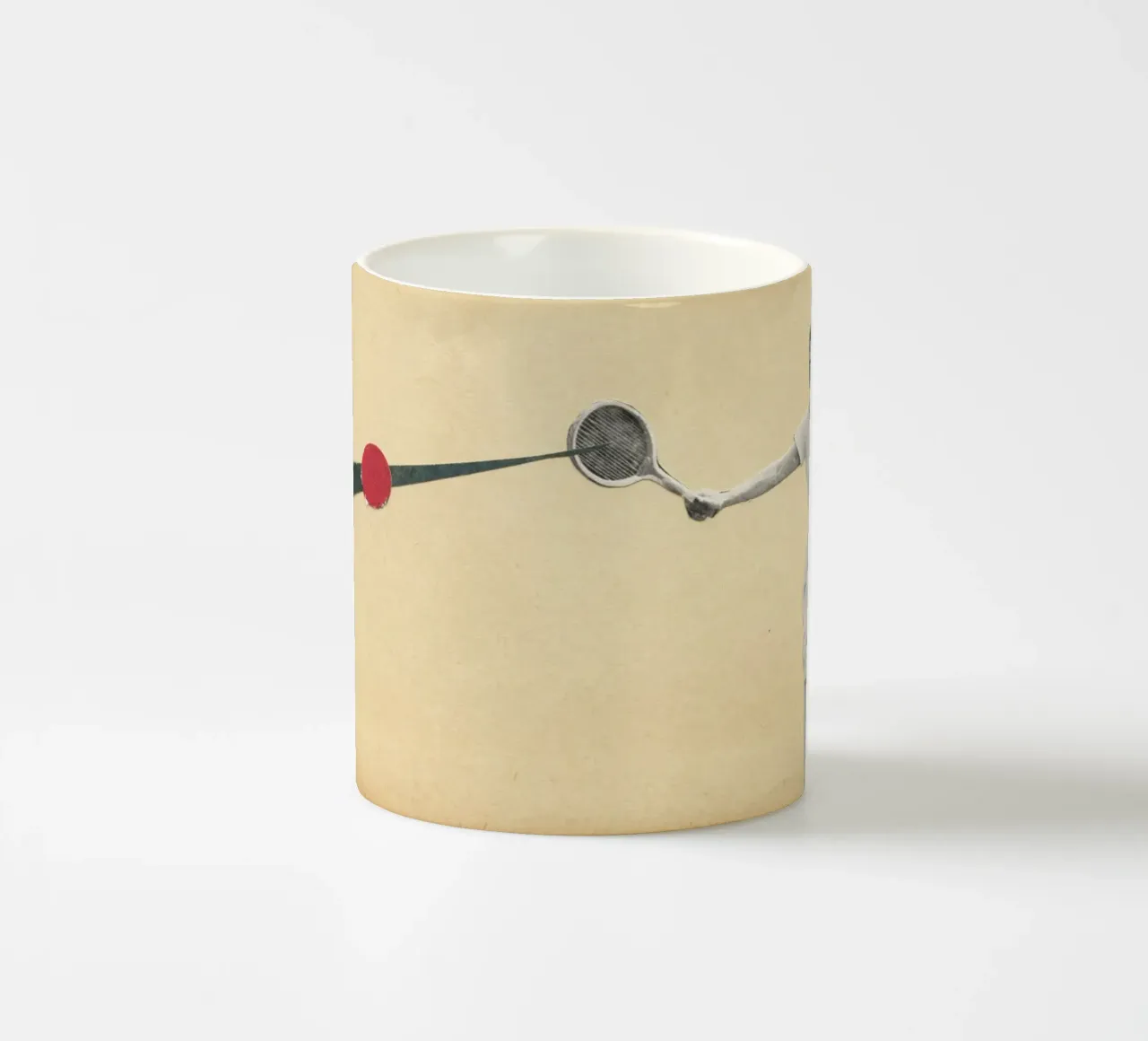 Un po' di tennis tazza in ceramica da Cassia Beck Collage