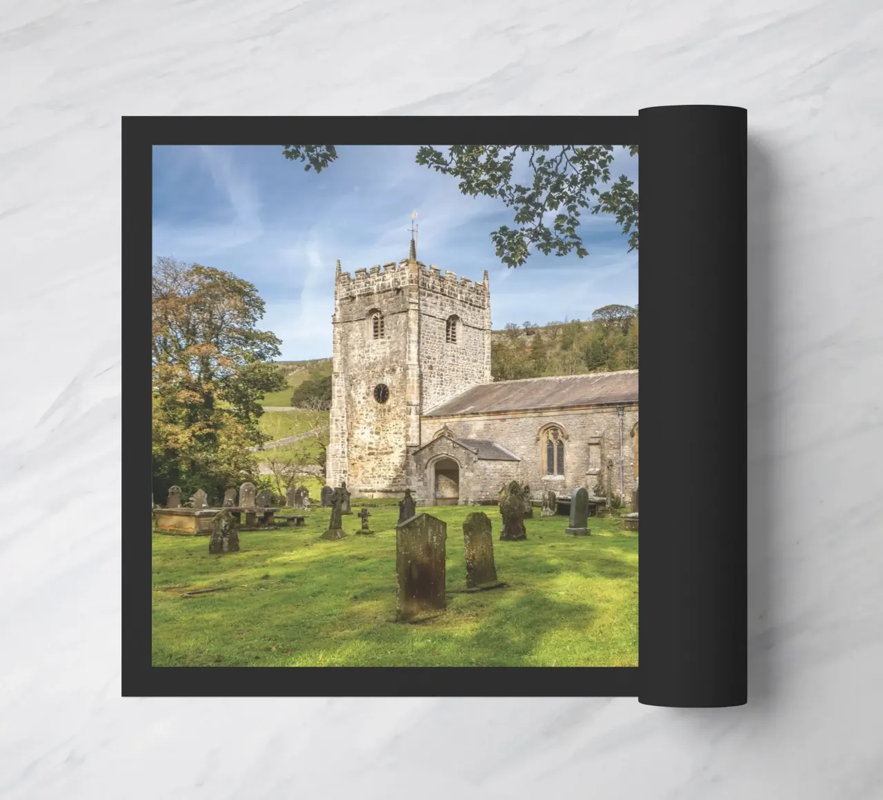 St Oswald's Church Arncliffe zerbino da Dave Hare Photography