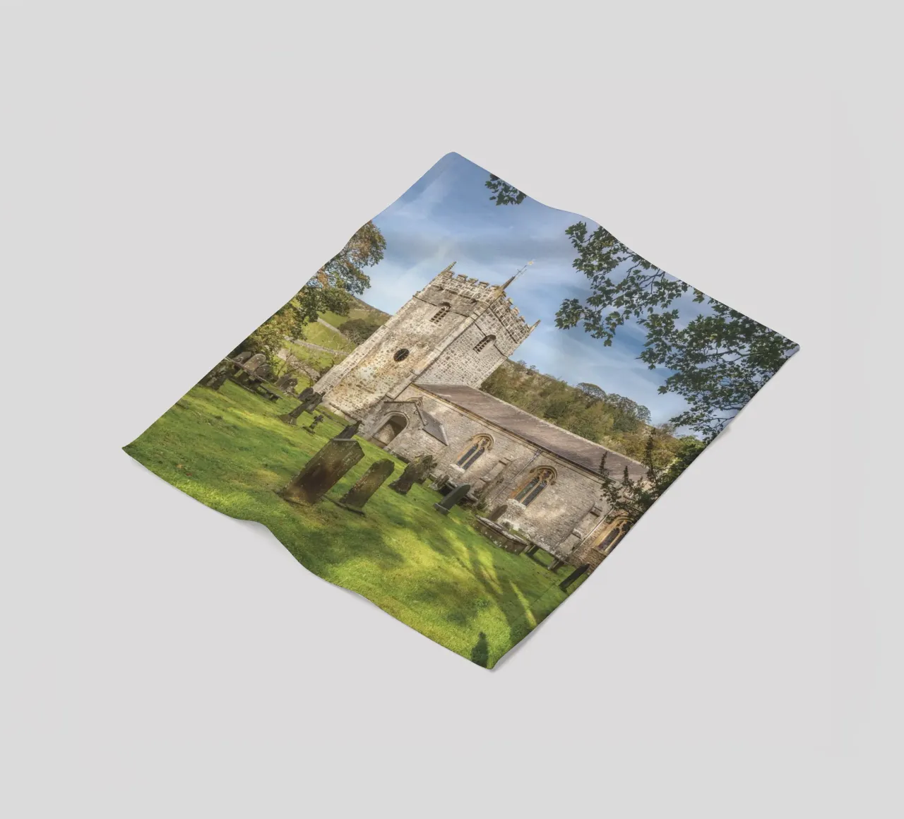 St Oswald's Church Arncliffe coperta in pile da Dave Hare Photography