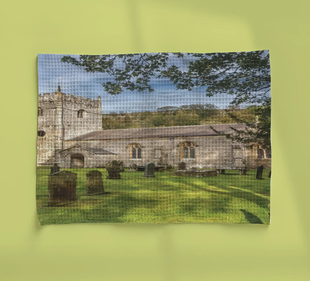 St Oswald's Church Arncliffe canovaccio da cucina da Dave Hare Photography